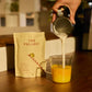 THE FULLEST - Warm Feelings 10-Single Serving Saffron Latte Sachets - Saffron  Cardamom  and Coconut Milk Based Wellness Powder for Mood and Sleep Support  Sugar-Free  Vegan  and Gluten-Free  10 Travel Sachets