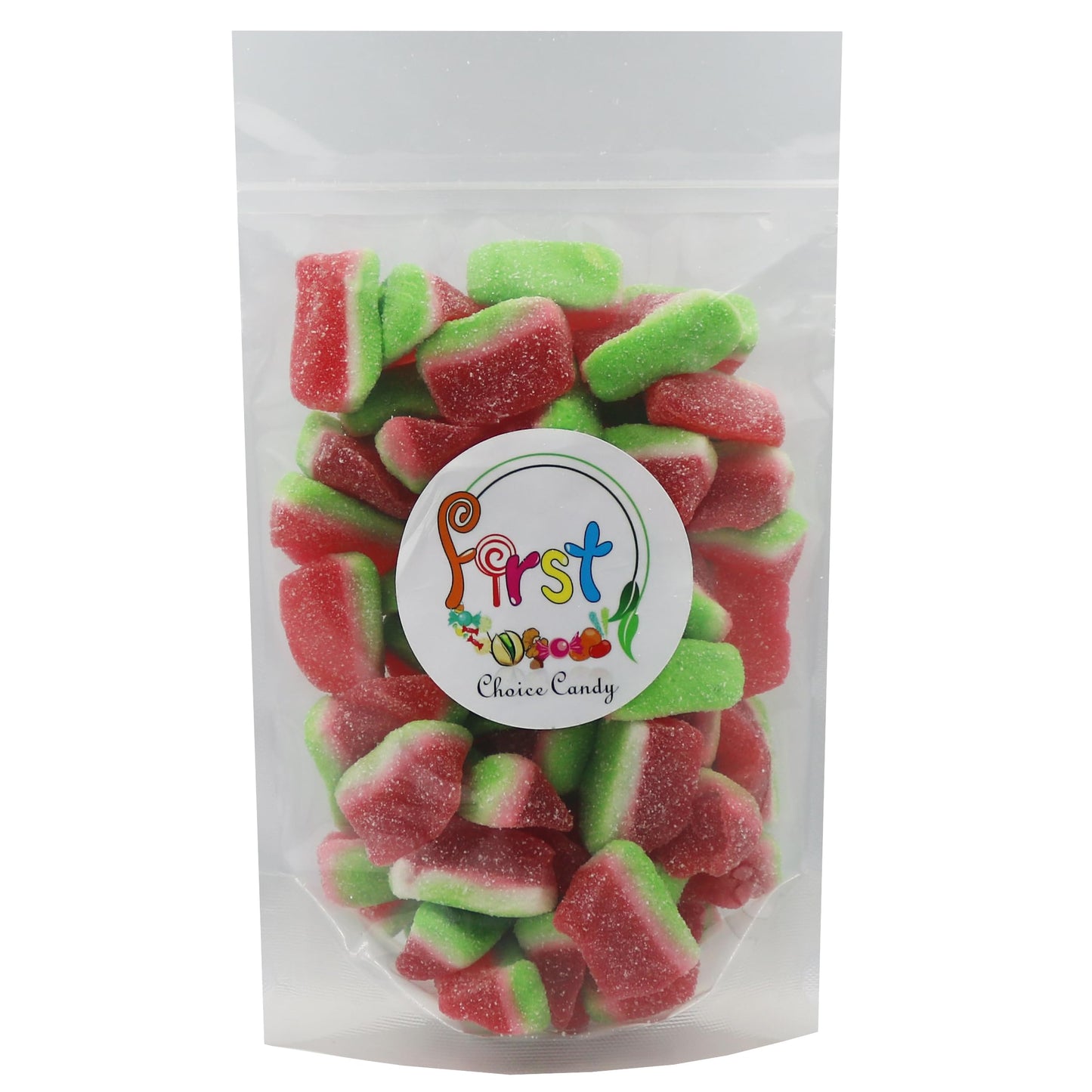 Firstchoicecandy Gummy Fruit Candy (Sour Watermelon Wedge Slices, 10 Pound (Pack Of 1))