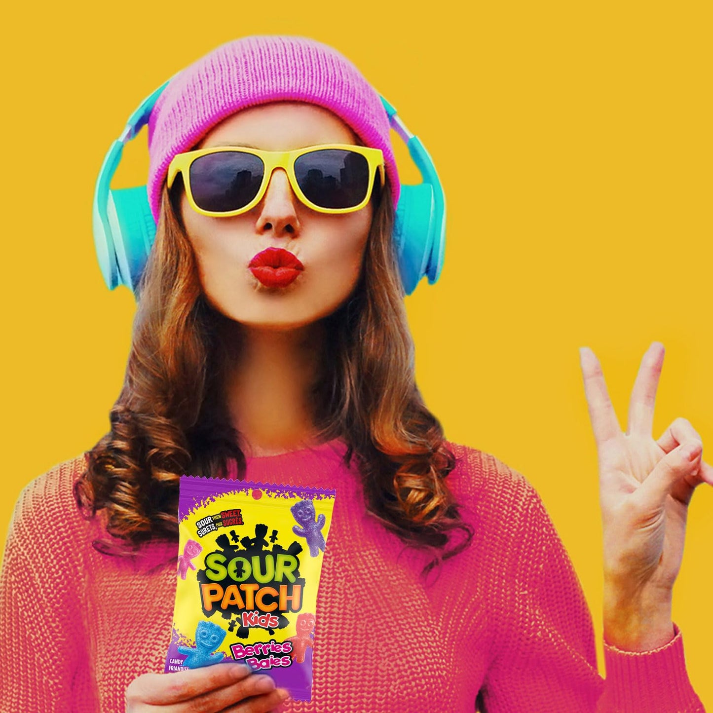 Maynards Sour Patch Kids, Berries, Candy, 150g/5.25 oz., Imported from Canada)