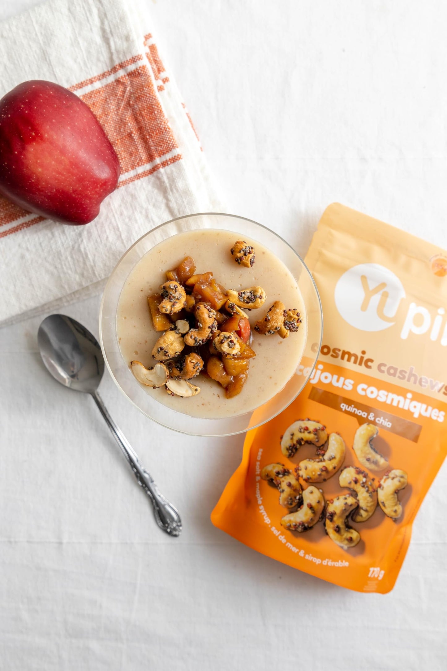 Yupik Salted Maple Cosmic Cashews  6 Oz  Crunchy Savory Snack  Made with Natural Ingredients  Cashews  Maple Syrup  Quinoa  Chia Seeds  Sea Salt  Perfect for Parties & Special Occasions