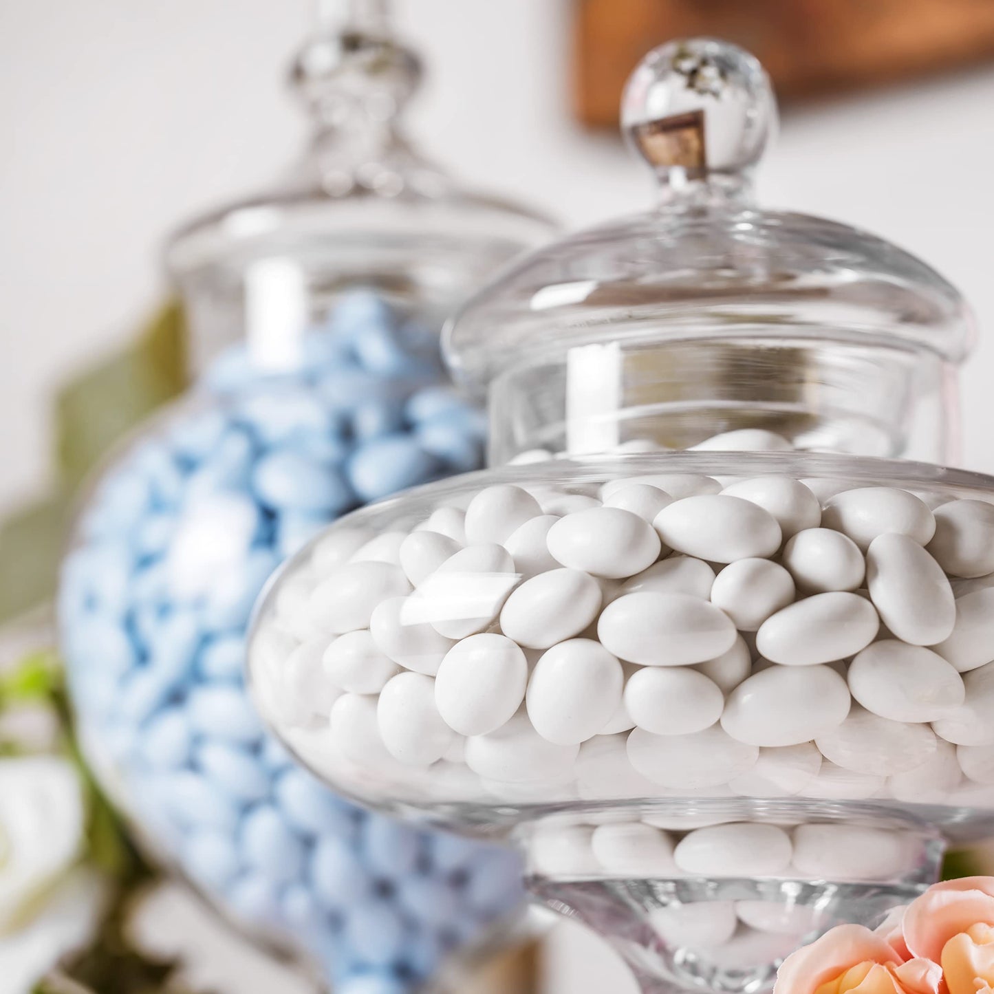 Sconza Jordan Almonds | Blue Candy Coated California Almonds | Baby Shower, Gender Reveal Candy | Made In The Usa | Pack Of 1 (5
