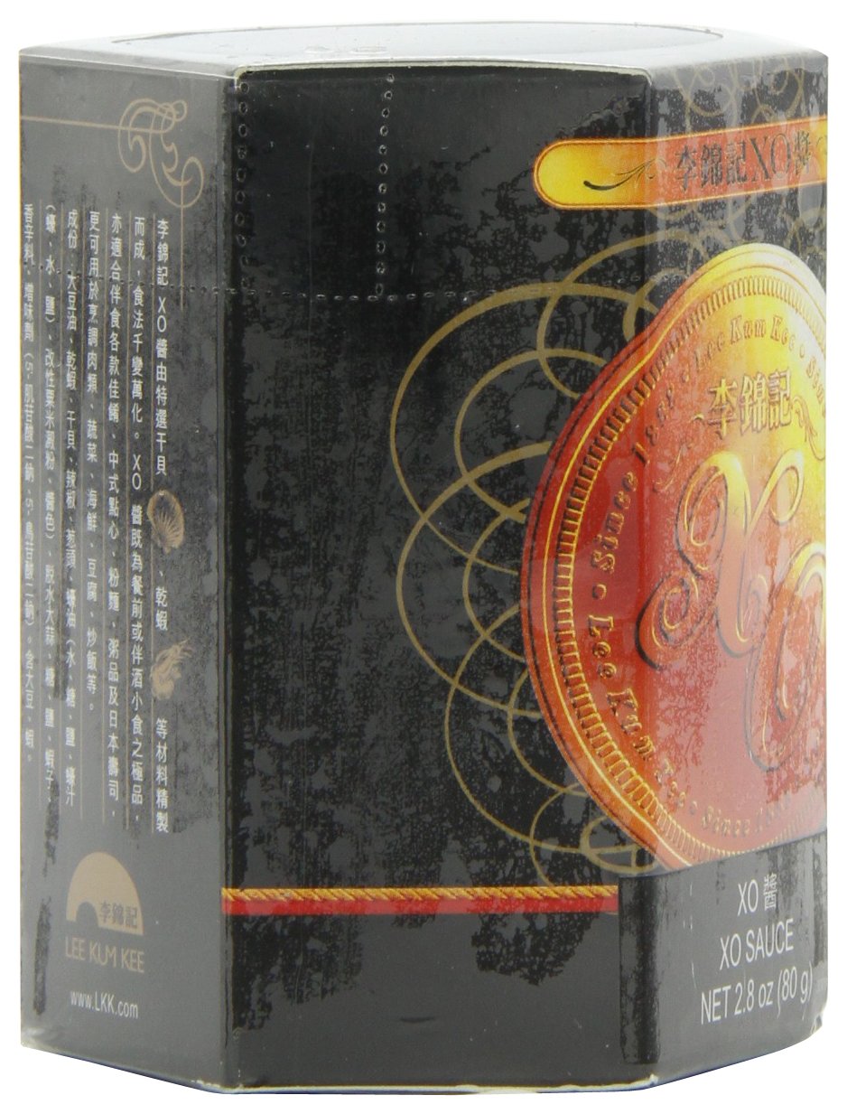 Lee Kum Kee XO Sauce (2.8 OZ), Chinese Chili Sauce made with Dried Scallops, Shrimp, Chili Oil, Garlic, Pepper & Spices, Versati