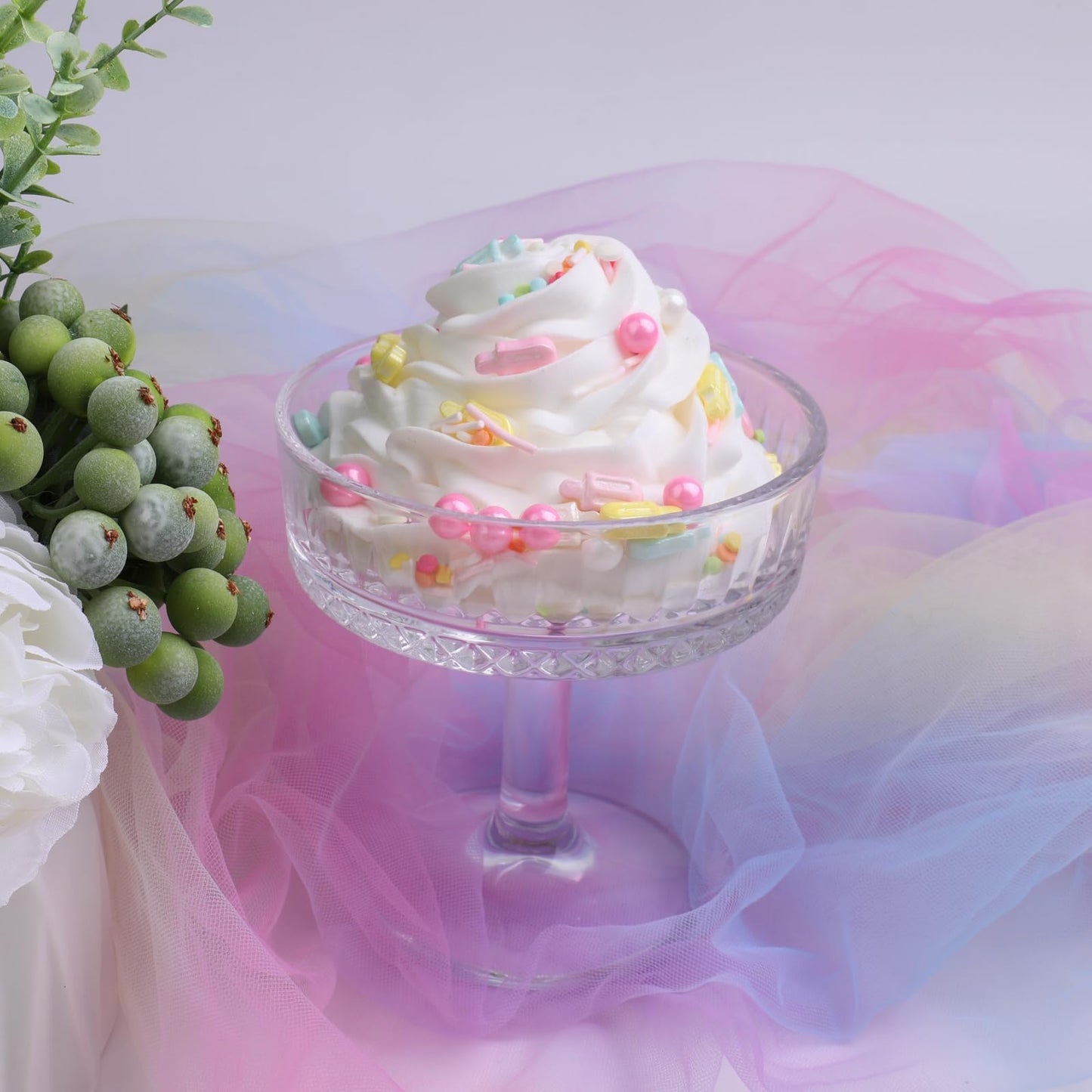 Summer Ice Cream Pastel Sprinkles, Multicolor Popsicle Sugar Baking Edible Cake Decorations Cookie Toppers And Birthday Party Su