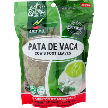 Hanan Peruvian Secrets Cow'S Foot Loose (Pata De Vaca) Leaf Tea | 100% All-Natural Bauhinia Forficata Leaves From Peru | 1.41Oz
