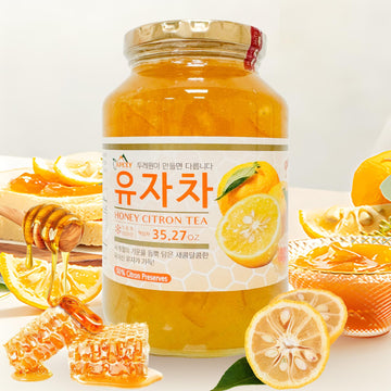 Apexy Authentic Korean Honey Citron Tea, Citron Tea, Just Add Hot Water, Yuzu Marmalade, Yuzu For Salad, Citron Spread, No Artif