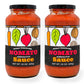 Nom (Nomato Sauce - 2 Pack) |Tomato Free | Gluten Free| Nut Free |Dairy Free | Perfect For Pizzas, Soups, Chili, Stews, Pasta, B