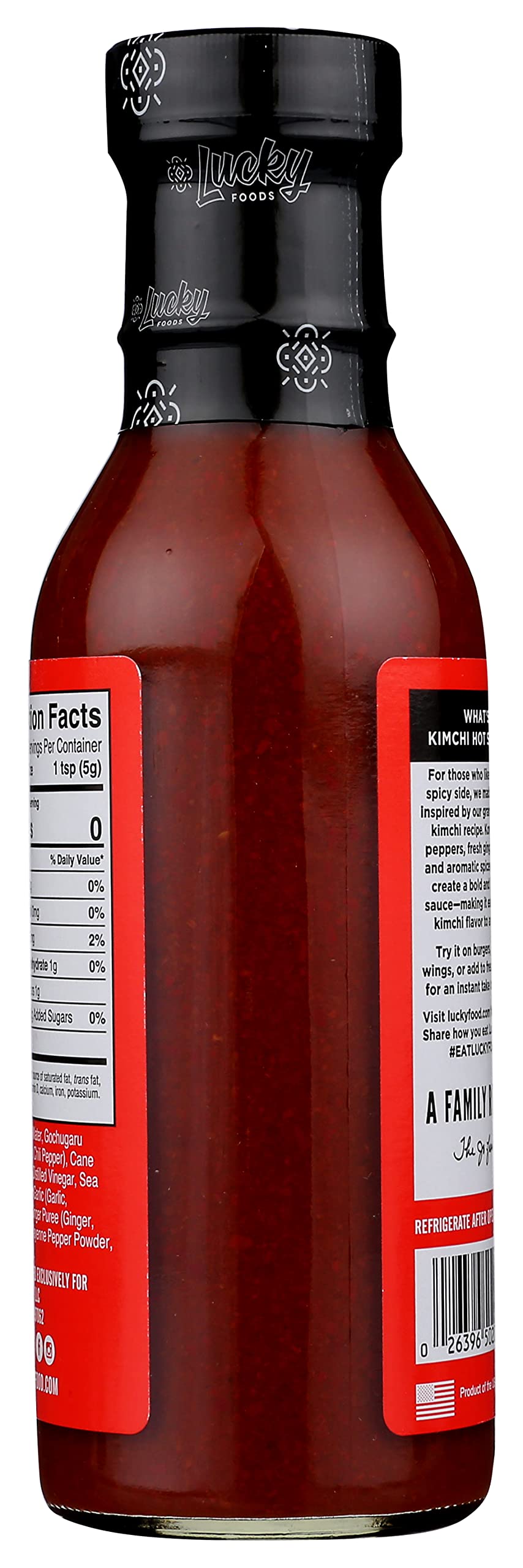Lucky Foods Spicy Kimchi Hot Sauce 13.2 Ounce