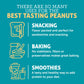 Crazy Richards 100% All-Natural Vegan Creamy & Crunchy Peanuty Butter with No Added Sugar and Non-GMO Variety Pack (16 Ounce  Pack of 4)