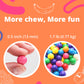 Gumballs For Gumball Machine Refills - Assorted Fruit Flavored Gum Balls - 0.5'' Mini Bubble Gum - Bulk Gum Pack 1.7 Lb - Chewin