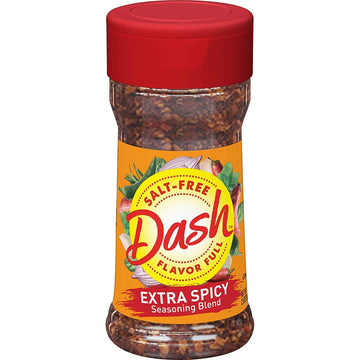 Dash Salt-Free Seasoning Blend, Extra Spicy, 2.5 Ounce (Pack Of 8)
