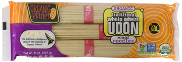 Organic Planet Traditional Whole Wheat Udon Pasta, 8 Ounce - 12 per case.