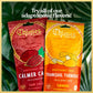 Chimes Tranquil Turmeric Adaptogen Ginger Chews Candy - (2 Pack With Ashwagandha, Reishi And Turmeric With Curcumin) Vegan, Glut