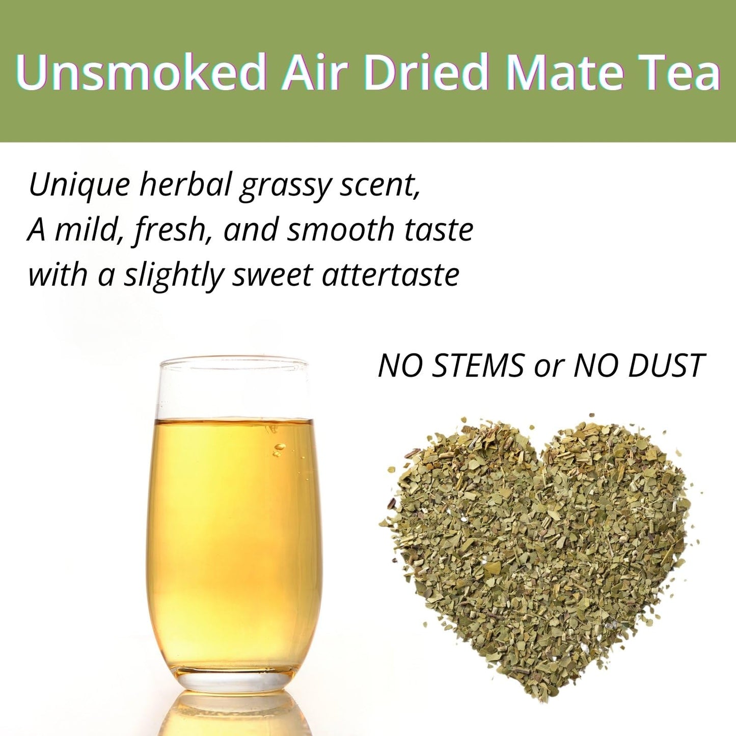 45 Yerba Mate Tea Bags, Vitalforest Unsmoked Yerba Mate Argentina, Energy Burst Yerba Tea, No Dust, No Stems, From Rainforest, R