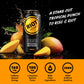 RIOT Clean Energy Drink, Mango, Organic, No Sugar, 100mg L-Theanine, 16 Fl Oz, Plastic