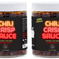 SAUCE UP Extra Spicy Chili Crisp Sauce - Vegan, Gluten-Free, 2 Pack (6oz Each) - Artisan Gourmet Crispy Condiment, No MSG