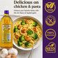 Garlic Gold Extra Virgin Olive Oil Infused With Garlic, Premium Certified Usda Organic, Low Fodmap, Cold Pressed (32 Fl Oz, 1 Pa