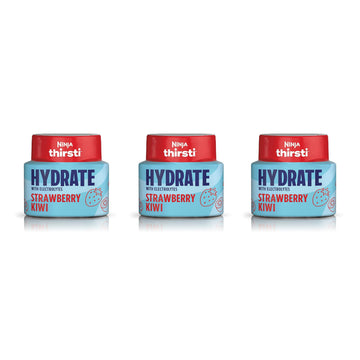 Ninja Thirsti Flavored Water Drops, Hydrate With Electrolytes, Strawberry Kiwi, 3 Pack, Zero Calories, Zero Sugar, 2.07 Fl Oz, M