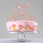 Sweet 16 Birthday Decorations Rhinestone Sweet 16 Cake Toppers, 20 Pcs Metallic Happy Birthday Candles Sweet 16 Cake Decorations