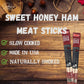 Sweet Honey Ham Meat Sticks 26Pc | 100% Ham, High Protein, Low Carb, Keto, Gluten Free, No Msg, Healthy Snack Stick | Individual