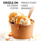 Kings Cupboard Organic Caramel Sauce - The Perfect Sauce for Ice Cream  Fruit Dip  Topping Desserts  Caramel Drizzle for Coffee - Gluten-Free  Kosher  Organic  All Natural  7.7 oz