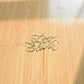 SWEETTALA Love in Bloom Cake Topper Gold Glitter for Wedding Engagement Bridal Shower, Model SWEETTALA-631