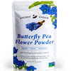 Ancient Choice - Butterfly Pea Flower Powder (4 ounce) | Blue Matcha Tea | Ceremonial (Highest) Grade | Adaptogenic Raw Culinary