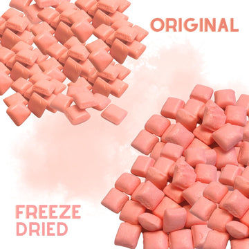 Freeze Dried Candy Starburst Mini 6Oz Fruit Burst Candy - All Pink (All Strawberry Flavor), Deliciously Hard And Crunchy, Intens