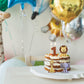 Safari Animal Cake Toppers Jungle Wild One Cake Decorations With Lion Giraffe Elephant Zebra For Wild Animals Themed Birthday Ca