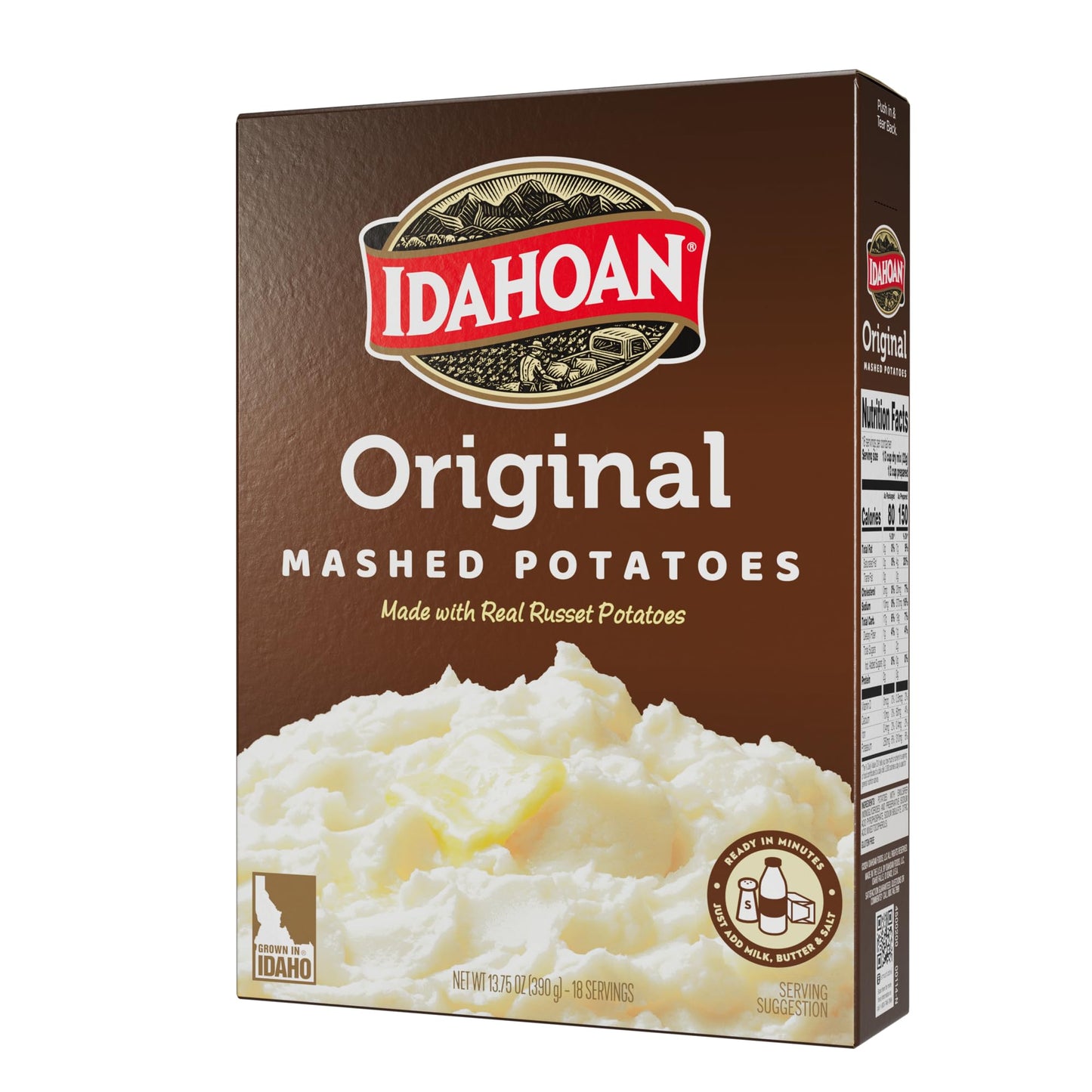 Idahoan Mashed Potatoes, Original, 13.75 Oz