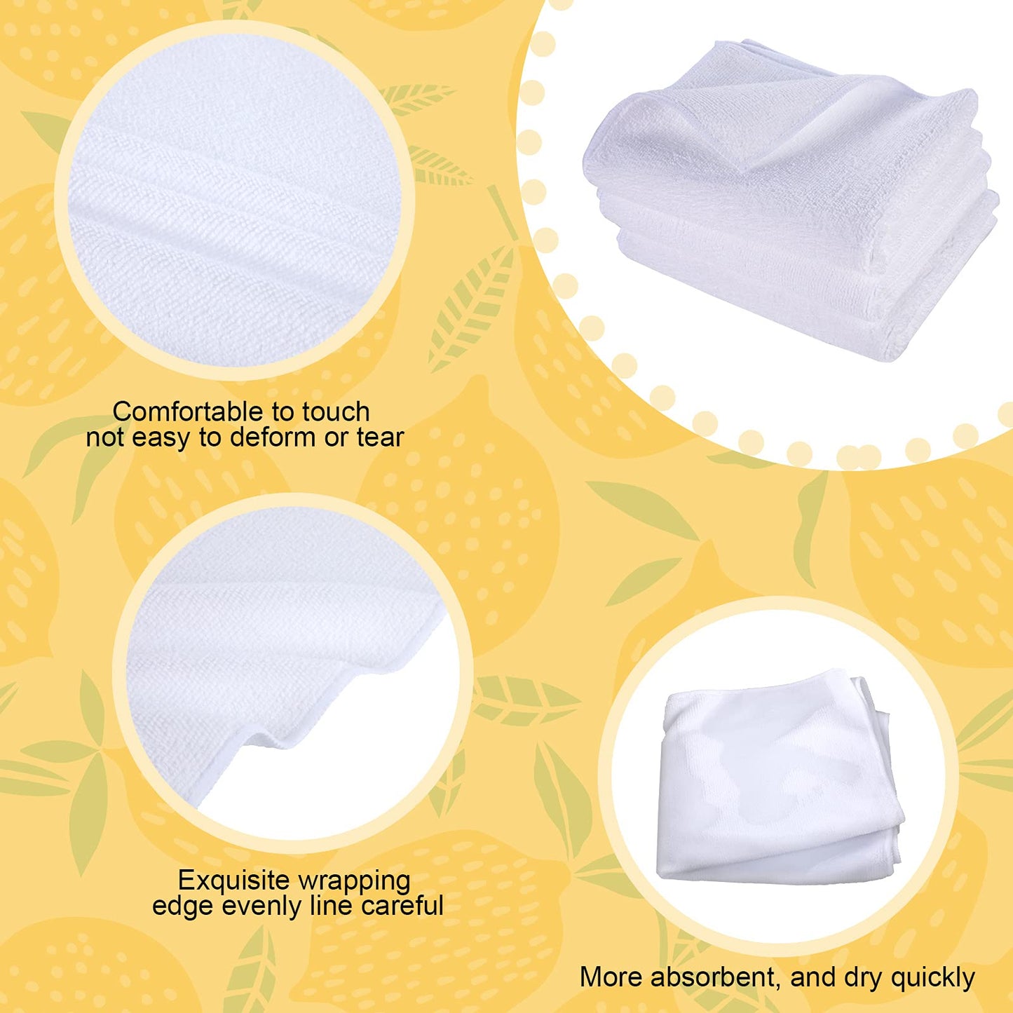 Sublimation Blank Towels, Diy Microfiber Kitchen Towels,Modern Multi Purpose Dish Towels For Kitchen Cleaning, 15.7 X 23.6 Inch,