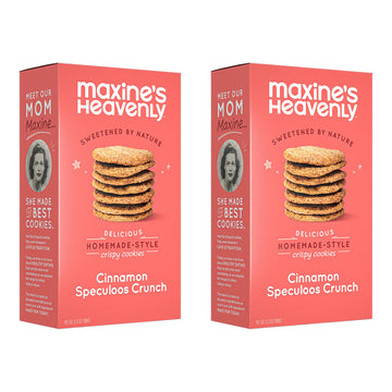 Maxine'S Heavenly Crispy Cinnamon Cookies | Low Carb, Low Sugar, Vegan Snacks, Plant Based Snack, Kosher, Gluten Free Snack - He