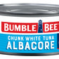 Bumble Bee Chunk White Albacore Tuna in Water, 12 oz Can, Non-GMO, Gluten Free, High in Omega-3s