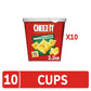 Cheez-It Baked Snack Cheese Crackers in a Cup, White Cheddar, Single Serve, 2.2 oz(Pack of 10)