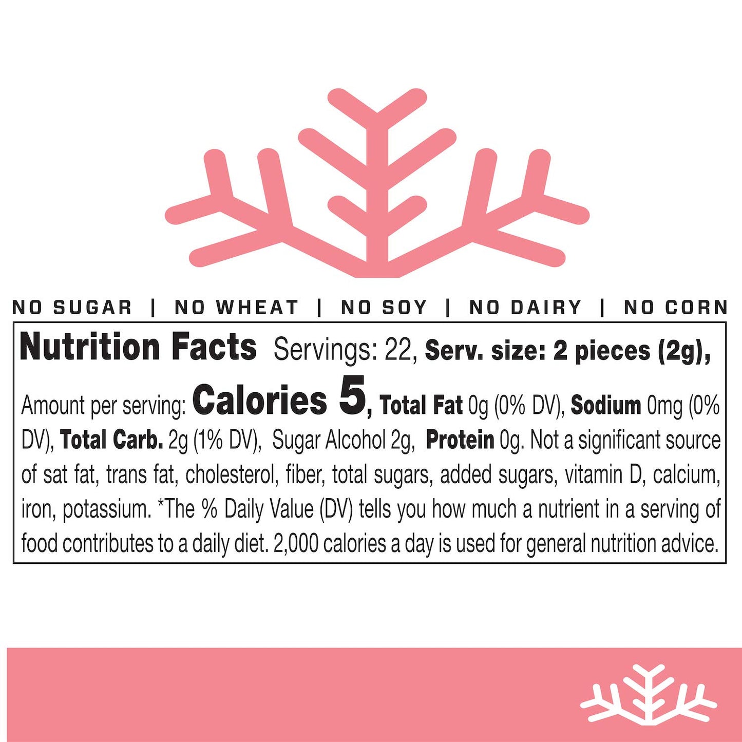 Watermelon Keto Xylitol Candy Chips - Sn 1.5Oz Tin - Sugar-Free Candy With Only 2 Ingredients | Low Carbs, Diabetic-Friendly, No