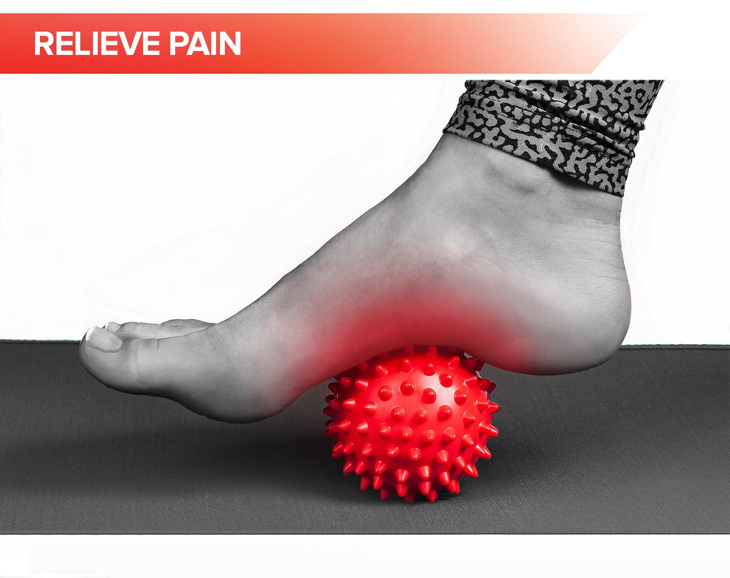 Octorox Spiky Massage Balls For Feet, Back, Hands, Muscles - Firm, Medium And Soft Spiked Massager Rollers For Plantar Fasciitis
