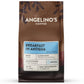 Angelinos Coffee Breakfast Blend, Medium Roast, Guatemalan Coffee, Chocolate Notes, 12oz Ground