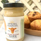 Spring Sunrise Organic Brown Ghee - Grass Fed Clarified Butter - Keto & Paleo Friendly, Lactose & Gluten Free Cooking Oil With High Smoke Point - 8 Oz Jar