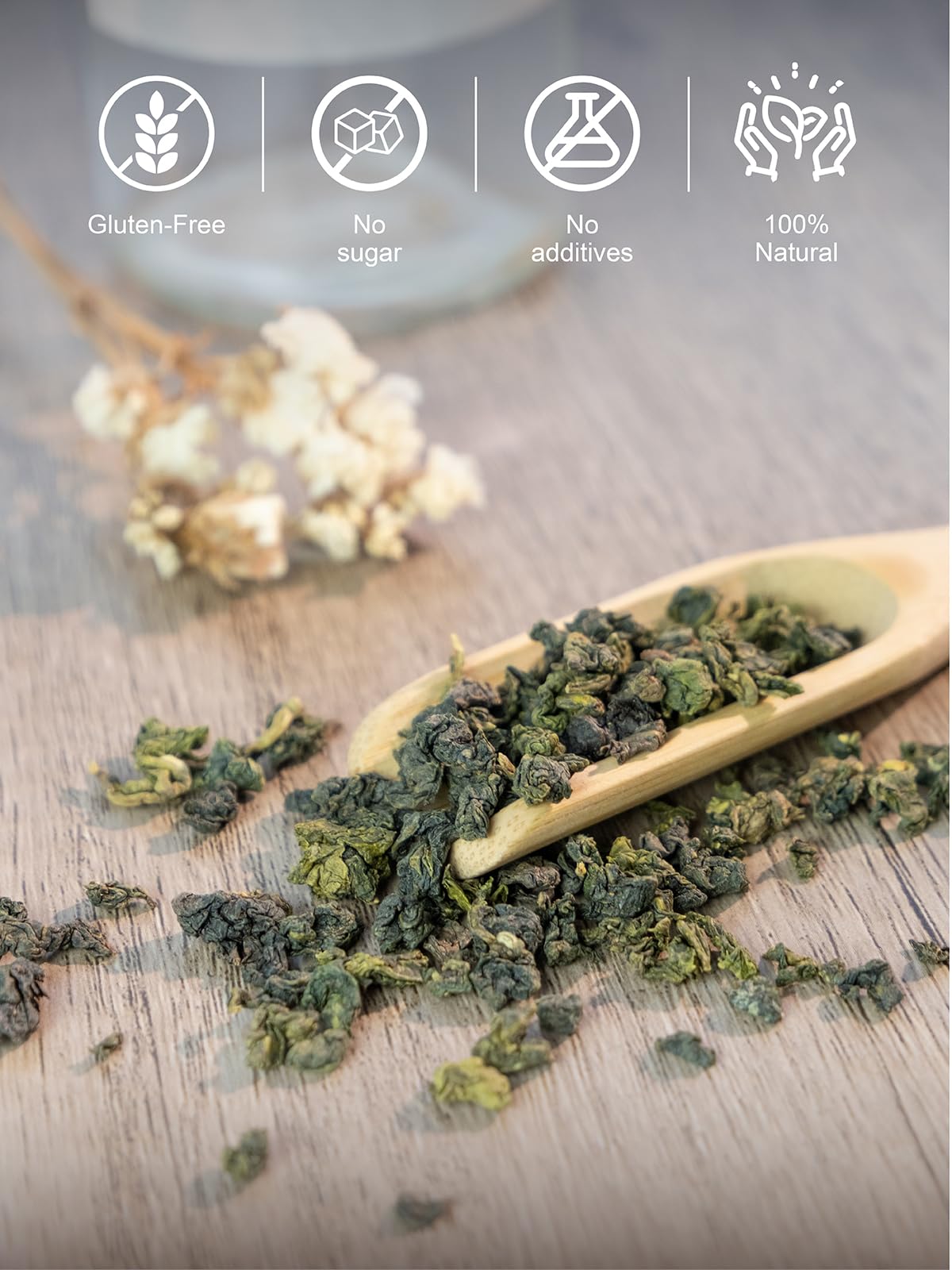 TeeLux Osmanthus Oolong Tea - Loose Leaf, Flavorful & Aromatic, 5.3 oz
