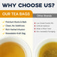 Turmeric Ginger Cinnamon Tea Bags  No Sugar  No Caffeine  120 Count