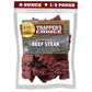 Old Trapper, Trappers Choice Kippered Steak, Old-Fashioned Flavor, Eight-Ounce Individual Package, Savory Steak Pieces, 10 Grams
