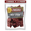 Old Trapper, Trappers Choice Kippered Steak, Old-Fashioned Flavor, Eight-Ounce Individual Package, Savory Steak Pieces, 10 Grams