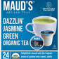Maud'S Organic Jasmine Green Tea (Dazzlin' Jasmine), 24Ct. Solar Energy Produced Recyclable Single Serve Organic Green Tea Pods