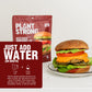 PLANTSTRONG Portobello Plant Based Burger Mix 6oz (4 Pack) - NON-GMO, Whole Grain, Plant Based, Vegan, Gluten Free, Oil Free, Sh
