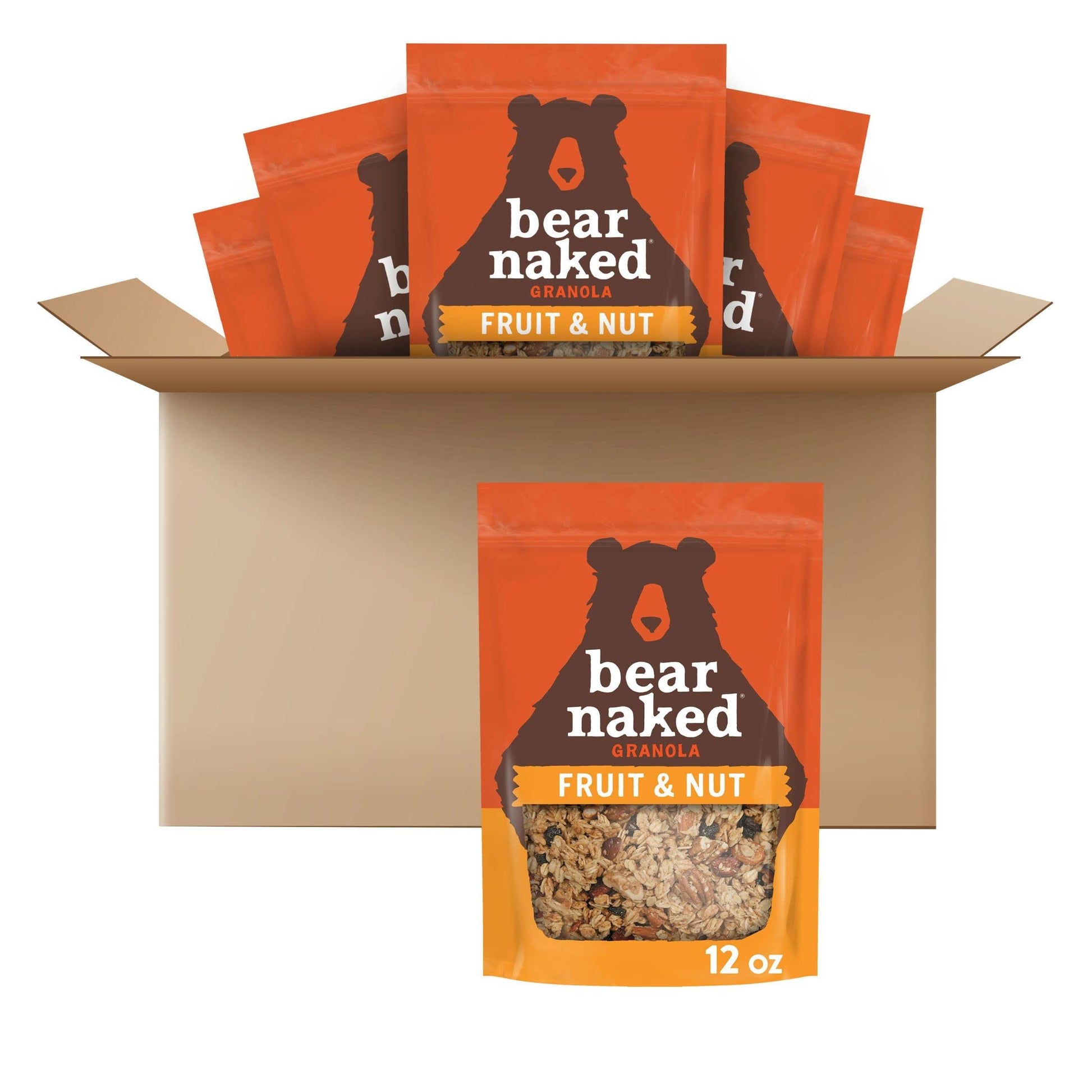 Bear Naked Granola Cereal, Fruit and Nut Medley, 12 Ounce (Pack of 6)