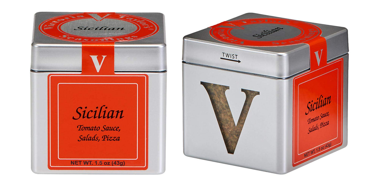 Sicilian- 1.5 oz. Cube (pack of 2) - Classic Bold Southern Italian Flavor - Use in red sauce, chicken, pizza, pasta, soup, salad