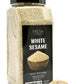 Fresh Finest Hulled White Sesame Seeds, 15Oz (425G), Premium Quality