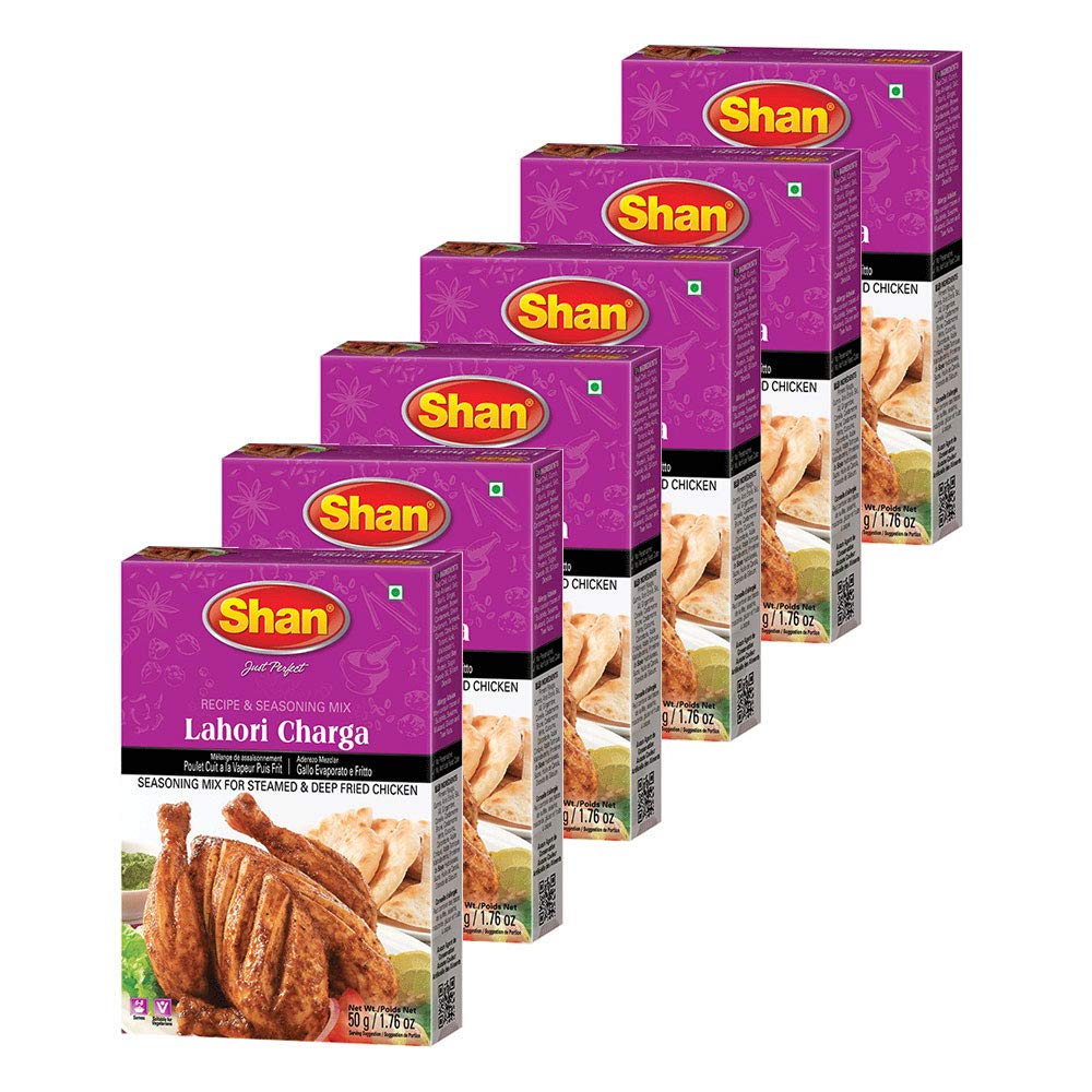 Shan Lahori Chargha Recipe and Seasoning Mix 1.76oz (50g) - Spice Powder for Steamed & Deep Fried Chicken - Suitable for Vegetar