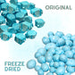 Freeze-Dried Candy Salt Water Taffy 2 Oz - Cut To Bite Sized Pieces - Ships In Box - Deliciously Crunchy, Intense Flavor, Lightw