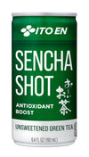 ITO EN Sencha Shot Green Tea, Unsweetened, 6.4 Fl Oz, Pack of 30, Multi Color