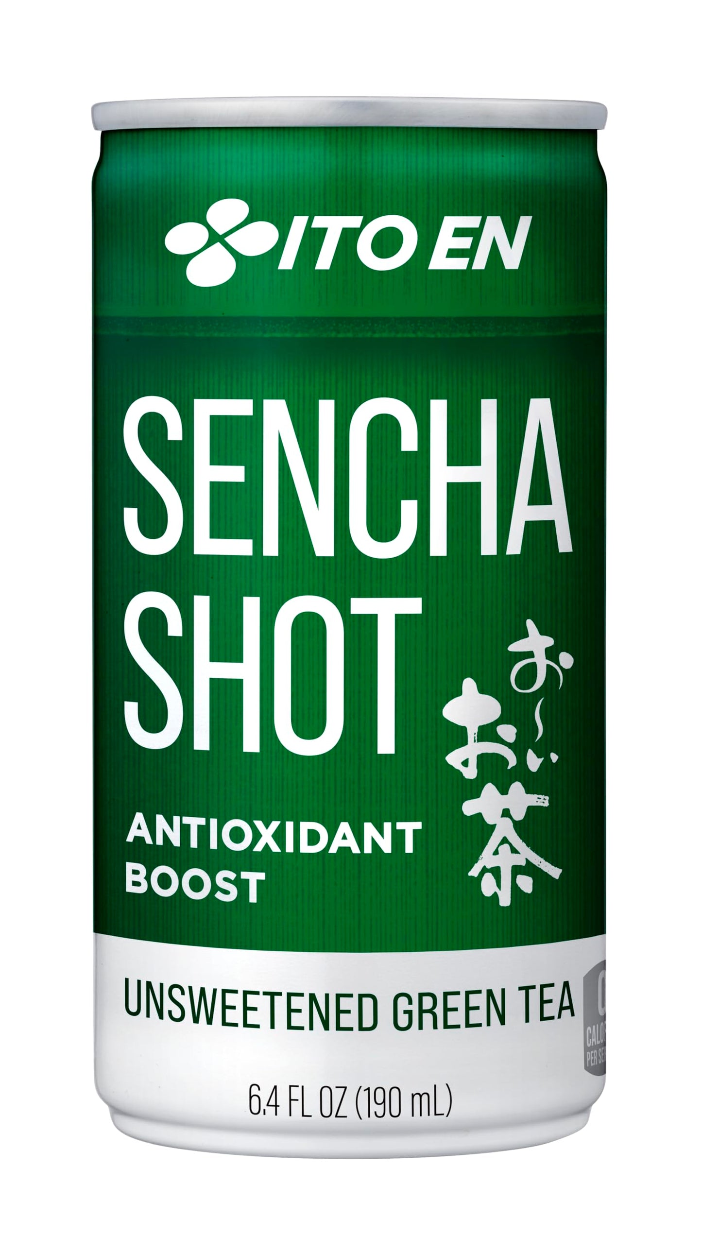 ITO EN Sencha Shot Green Tea, Unsweetened, 6.4 Fl Oz, Pack of 30, Multi Color